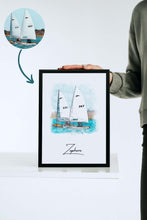Load image into Gallery viewer, Custom Boat Portrait- Watercolour Drawing