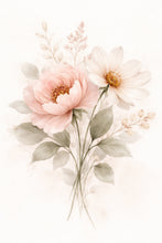 Load image into Gallery viewer, Grandma’s Garden – Personalised Flower Canvas Print