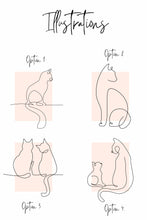 Load image into Gallery viewer, Ceramic Mug- Abstract Cat