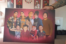 Load image into Gallery viewer, Digital Portrait Canvas Memories Lane Merge Blend Photos Create New Portrait