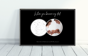 Star Map Canvas- For Dad