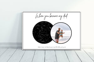 Star Map Canvas- For Dad