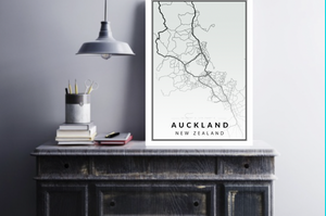 City Map- Auckland, New Zealand